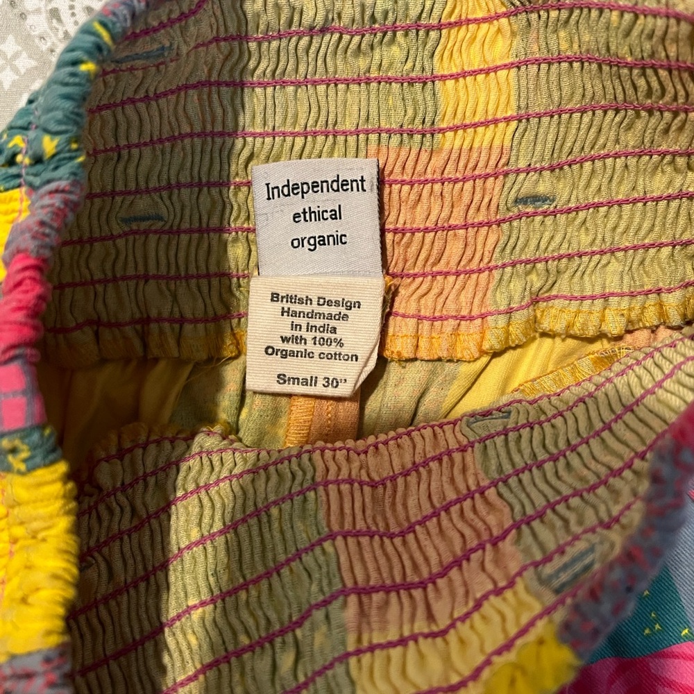 Lucy & Yak Colorful Patchwork Women's Pants - Picture 4 of 4